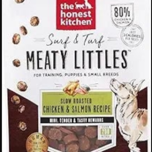 Thk the honest kitchen meaty littles chicken & salmon recipe 4oz dog treat